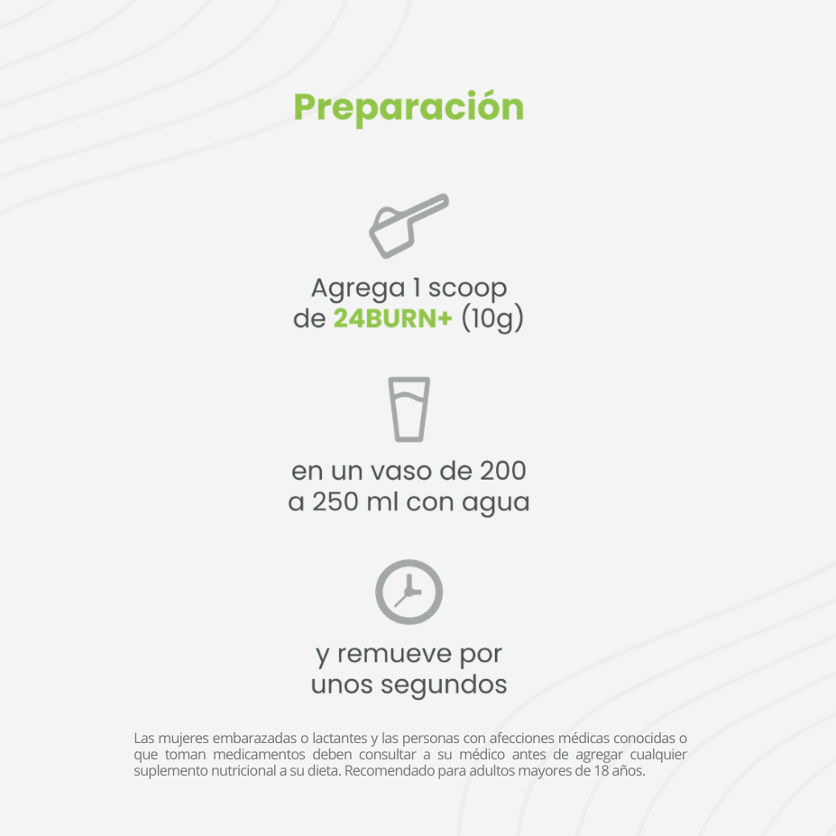 Quema Grasa Natural - 24Burn (280g)