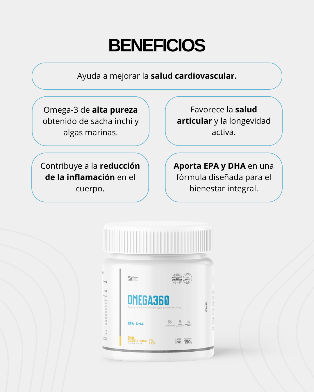 Bienestar Cardiovascular - Omega360 (150g)